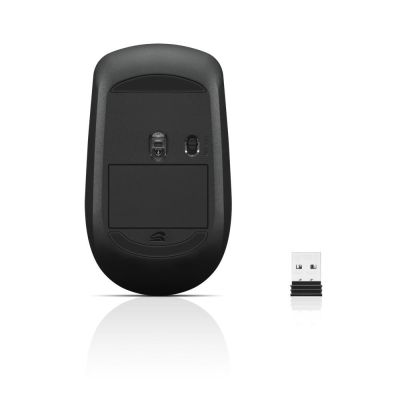 6. Mysz Lenovo 400 Wireless Mouse GY50R91293 (optyczna; 1200 DPI; kolor czarny