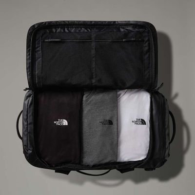 4. The North Face NF0A52S3KT01 sportowa torba 62 l Tworzywo sztuczne pochodzące z recyklingu, Termoplastyczne elastomery poliuretanowe (TPU) Czarny