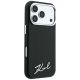 4. Etui Karl Lagerfeld Saffiano Small Script Metal Logo MagSafe na iPhone 17 Pro Max / 18 Pro Max - czarne