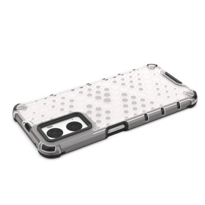 12. Honeycomb etui pancerny pokrowiec z żelową ramką Oppo A76 / Oppo A36 / Realme 9i przezroczysty