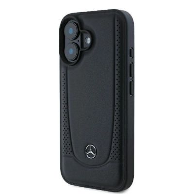 2. Etui Mercedes Leather Urban na iPhone 16 - czarne