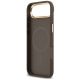 7. Etui Guess 4G Stripe MagSafe na iPhone Air - brązowe