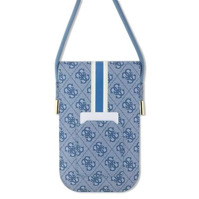 2. Torebka Guess 4G Stripes - niebieska