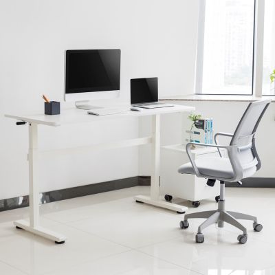 10. Biurko ręczna regulacja wys  Ergo Office, max 40 kg, max wys 117cm,  z blatem do pracy stojąco siedzącej, ER-401 W