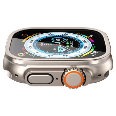 8. Szkło hartowane Spigen Glas.tR Slim Pro na Apple Watch Ultra (49 mm) - beżowe