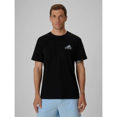T-shirt regular z nadrukiem męski 4F 4FRSS26TTSHM4299-20S