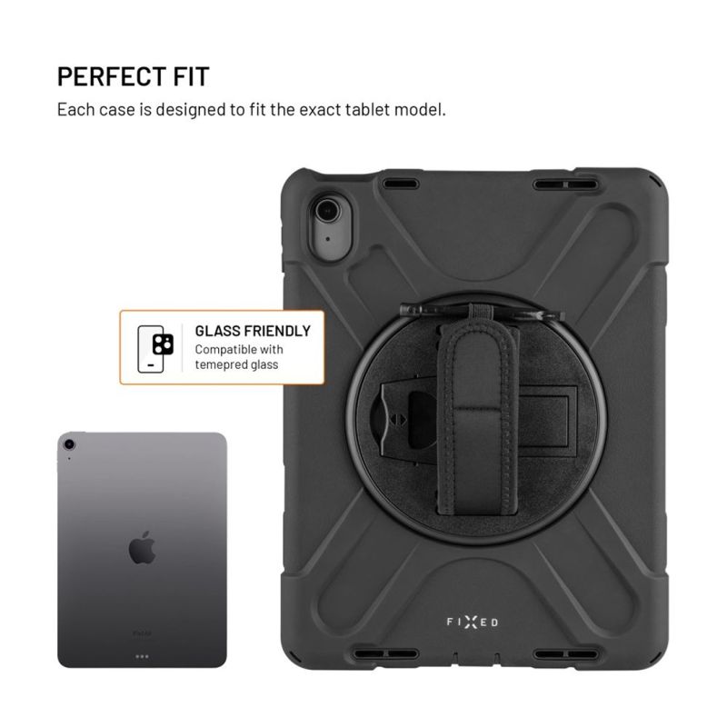 4. Etui na tablet Fixed FIXED Rugged for Apple iPad 10.9" (2022)/iPad 11" (2025), black