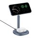 4. Ładowarka indukcyjna Baseus Orbit 2 Pro MagSafe Qi2 20W 2 w 1 z chłodzeniem - szara