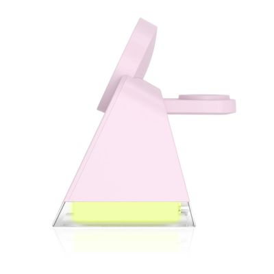 5. Ładowarka indukcyjna Tech-Protect QI15W-A43 3w1 MagSafe - różowa