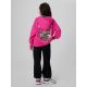2. Bluza dresowa loose z kapturem dziewczęca 4F 4FJKAW26TSWSF3137-54S