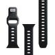10. Pasek silikonowy 3mk Silicone Watch Strap do Apple Watch 38 / 40 / 41 mm - czarny