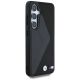 4. Etui BMW Leather Oversized Stripes MagSafe na Samsung Galaxy S25- czarne
