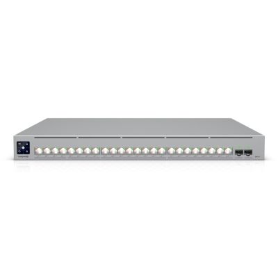 Ubiquiti UniFi ECS-24-POE przełącznik sieciowy Zarządzany L2/L3 10G Ethernet (100/1000/10000) Obsługa PoE 1U Szary