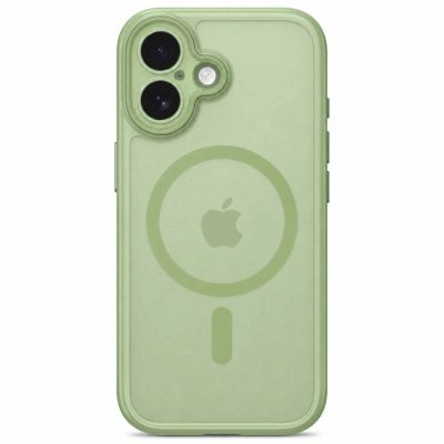 3. Etui Tech-Protect MagPeak MagSafe CC na iPhone 17 - zielone matowe