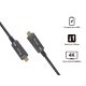 4. Wyposażony aktywny kabel optyczny USB-C M/M 10m PD 60W 4K/60Hz 10Gbps Wideo+Dane+PD