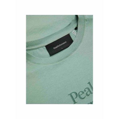 4. Koszulka damska PEAK PERFORMANCE W Original Tee kolor zielony