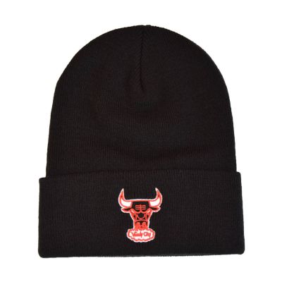 Czapka zimowa Mitchell & Ness NBA Chicago Bulls - KTCFFH21HW017-CBUBLCK