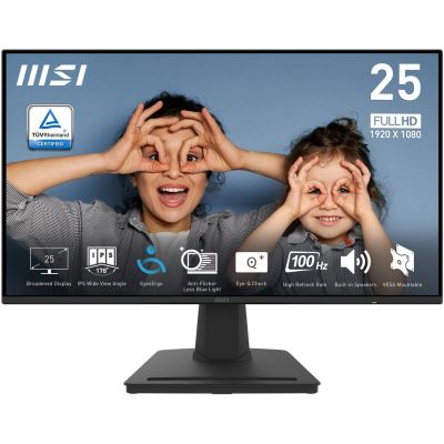 16. Monitor MSI 24.5" PRO MP252 IPS 100Hz