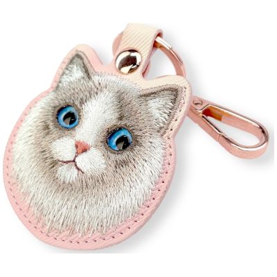 3. Etui Nimmy New Big Eyed Pet 2.0 Cat na lokalizator - różowe
