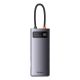 10. Baseus Metal Gleam Series stacja dokująca HUB 7 w 1 USB Typ C - 1 x HDMI / 1 x VGA / 3 x USB 3.2 Gen. 1 / 1 x Power Delivery / 1 x RJ-45 Ethernet szary (WKWG040013)