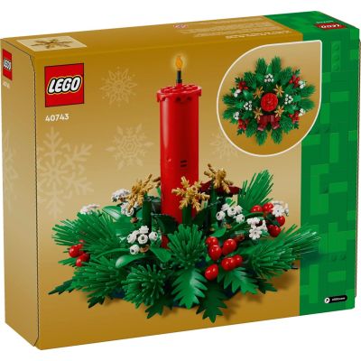 10. LEGO Iconic 40743 Świąteczna dekoracja stołu