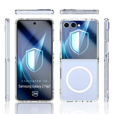 3. Etui 3mk Armor MagCase na Samsung Galaxy Z Flip 7 - przezroczyste