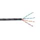 Kabel EmiterNet zewnętrzny żelowany UTP (U/UTP) kat.5e, drut 4x2x0,5, PE+GEL