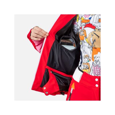 4. Kurtka Rossignol W Pilot Down Jkt czerwony