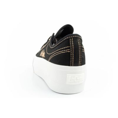 14. Lee Cooper buty sportowe damskie trampki platforma czarne ze złotym