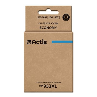 Actis KH-953CR Tusz (zamiennik HP 953XL F6U16AE; Standard; 25ml; niebieski) - Nowy Chip
