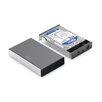 7. Digitus Obudowa dysku twardego USB 3.0, 3,5", SATA, 16 TB, aluminium