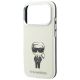 7. Etui Karl Lagerfeld Smooth Ikonik Sketch MagSafe do iPhone 18 Pro / 17 Pro - beżowe