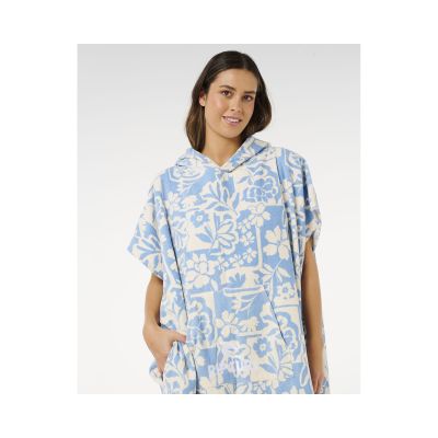 6. Ponczo damskie RIP CURL Mixed Hooded Towel zielone