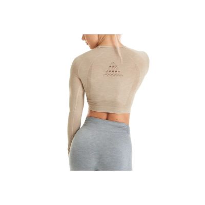 2. GymHero Longsleeve LONG-SAND Beżowe M/L