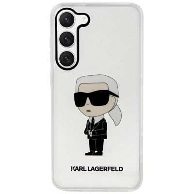 3. Etui Karl Lagerfeld Ikonik Karl na Samsung Galaxy S23 - przezroczyste