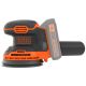 4. Szlifierka Black & Decker BDCROS18N-XJ przenośna szlifierka orbitalna 12000 RPM Czarny, Pomarańczowy