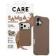 4. Etui CARE by PanzerGlass Fashionable Samba MagSafe na iPhone 17 Pro - brązowe