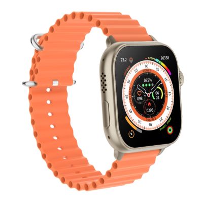 3. Smartwatch Męski RUBICON RNCF17 Tytan/Orange SMARUB269
