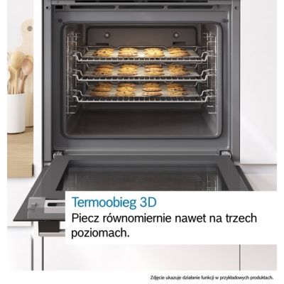 3. Piekarnik BOSCH HBG571EB4 do zabudowy, 60 x 60 cm, czarny
