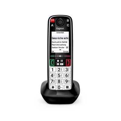 3. Gigaset EASY 500HX Telefon analogowy/DECT Nazwa i identyfikacja dzwoniącego Czarny, Srebrny