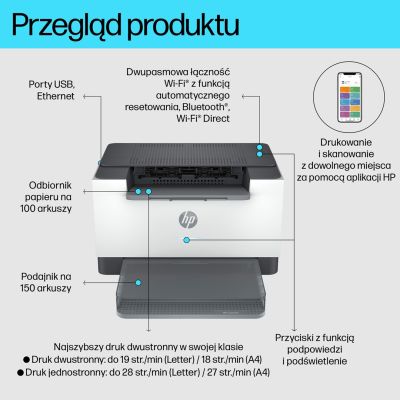 21. Drukarka laserowa HP LaserJet M207dw