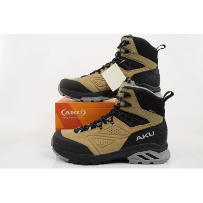 10. Aku buty trekkingowe męskie Reactive Gore-tex turystyczne za kostkę beżowe