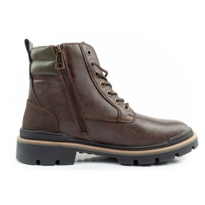 4. Wrangler Nevada buty męskie sztyblety trzewiki eleganckie modne ciemny brąz