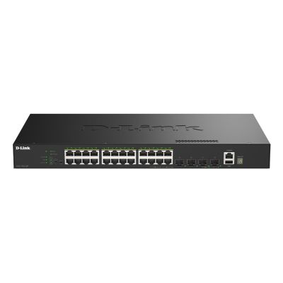D-Link DGS-1530-28P/E przełącznik sieciowy Zarządzany L2 Gigabit Ethernet (10/100/1000) Obsługa PoE Czarny