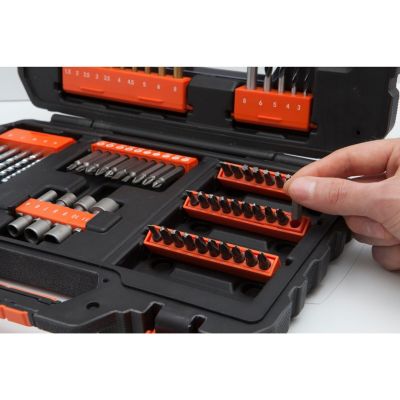 3. Zestaw wierteł i bitów 76szt. A7231-XJ Black+Decker
