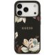 3. Etui Guess Grained Flowers Classic Logo MagSafe do iPhone 17 Pro - czarne