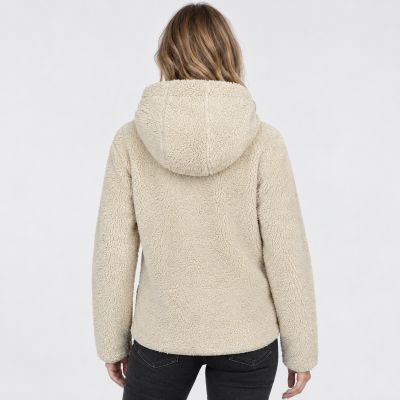 8. Bluza damska z kapturem beżowa Pit Bull Aragona WMN - 12301226000