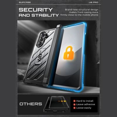 6. Etui Supcase Unicorn Beetle Pro na Samsung Galaxy Z Fold 7 - czarne