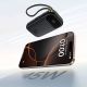 7. Powerbank Baseus EnerFill FC31 QPow3 10000mAh 45W z wyświetlaczem cyfrowym z 2 wbudowanymi kablami USB-C - czarny