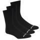 3. Skechers 3pk Unisex Non Terry Crew S601102-001 Czarne 43-46